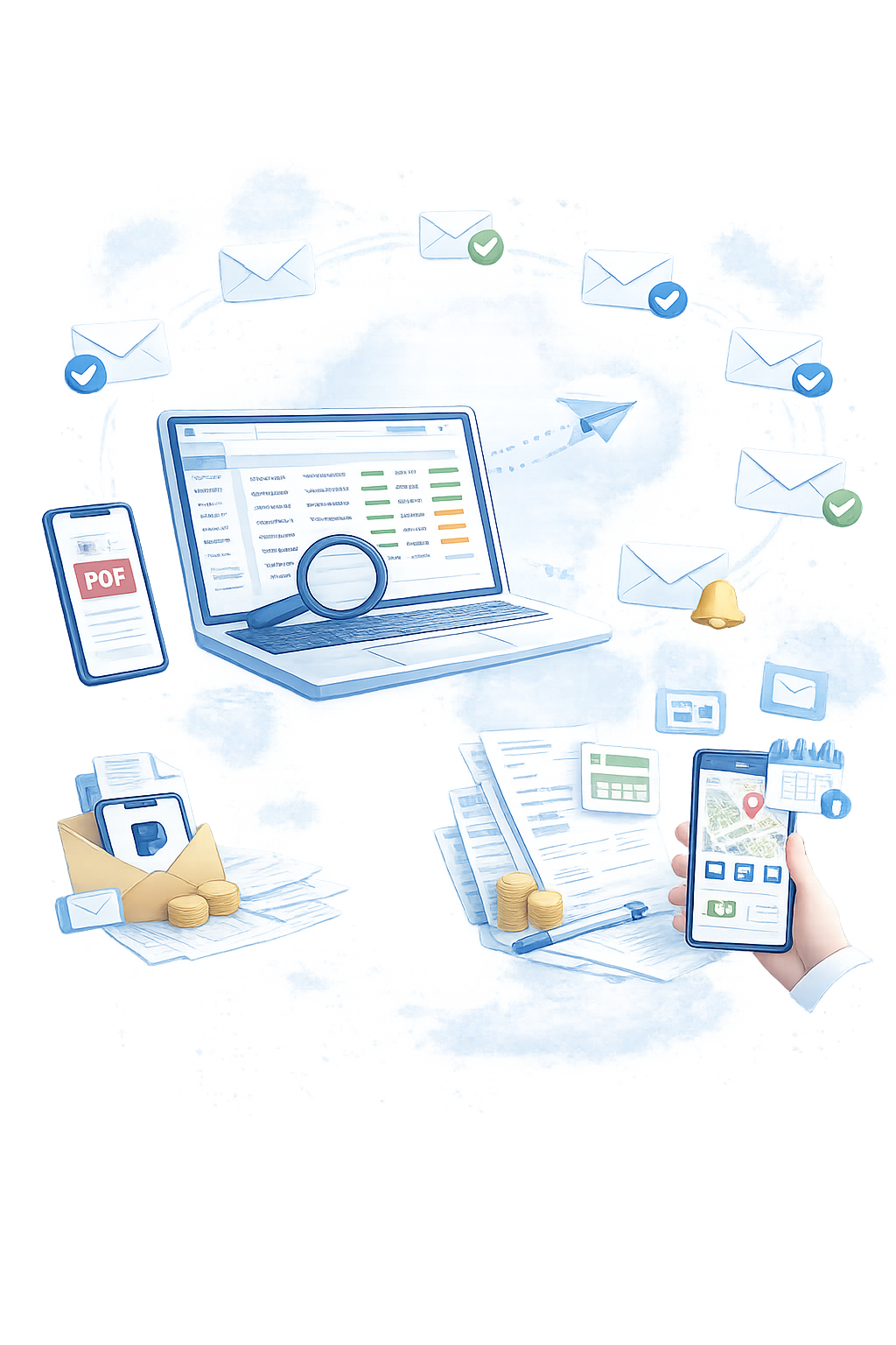 Automatische E-Mail-Kommunikation