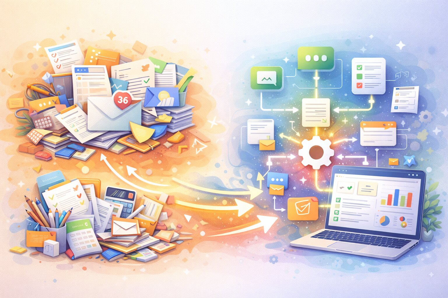 Weniger Chaos, mehr Struktur – wie Automatisierung deinen Arbeitsalltag verändert